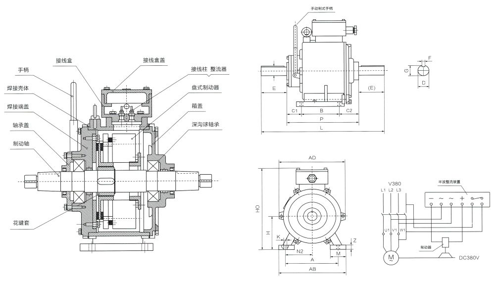 厂用BZES隔爆封闭式制动器外形尺寸图.jpg