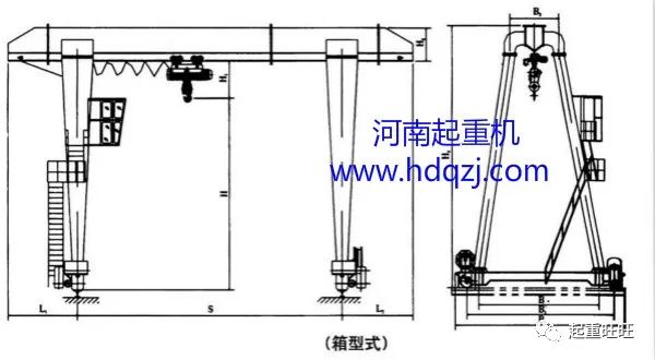 5吨门式起重机图纸